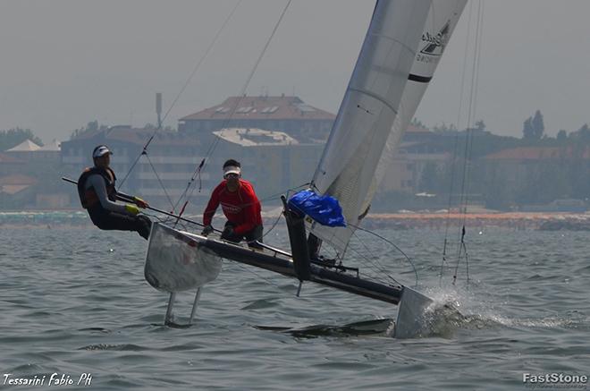 2nd Overall 1st Mixed Tsaousidou Baier - 2016 Tornado Europeans © Tessarini Fabio
